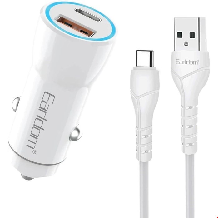 شارژر فندکی ارلدام مدل ES-CC12 PD 20W