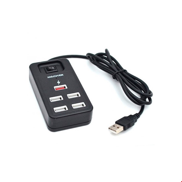 هاب 5 پورت USB 2.0 مچر مدل MR-212