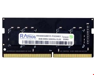 رم لپ تاپ راموس مدل RM4S8G 8GB 3200MHz CL22 DDR4